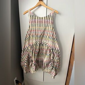 Multicolor Striped Mini Dress